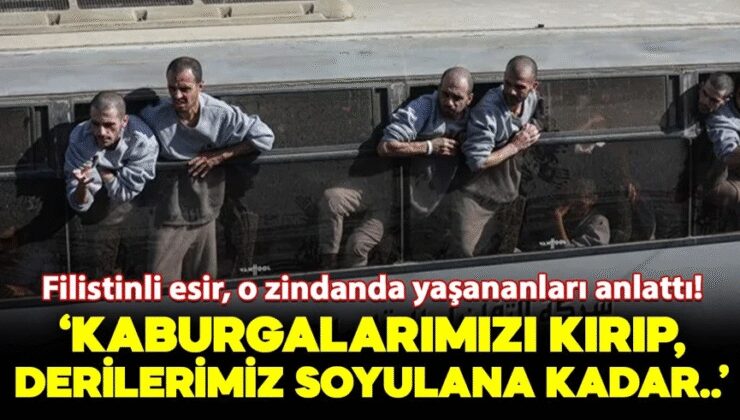 Filistinli esir İsrail zindanında yaşananları anlattı! “Derilerimiz soyulana kadar kaynar su döktüler”