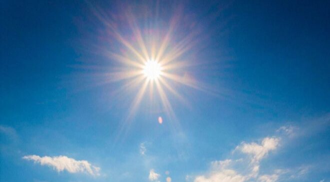 Hava parçalı bulutlu, yağmur yok