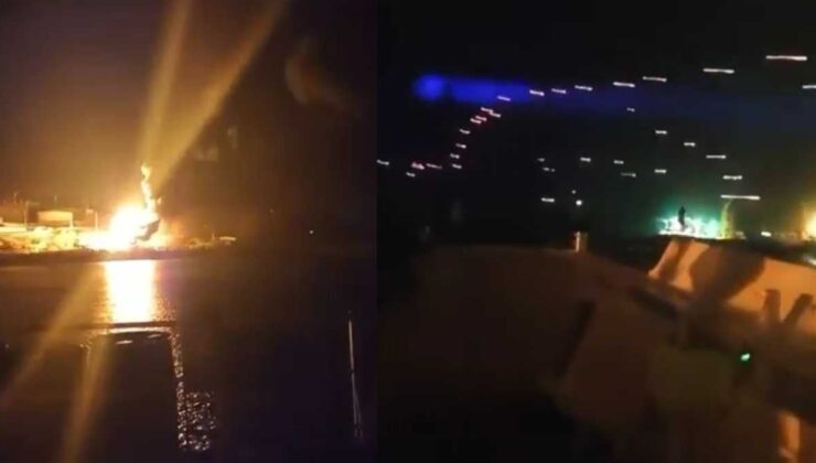 Türk gemisinin mürettebatı çatışmanın ortasında kaldı